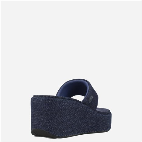 Sandalia Platform Denim Tejano Sandalia Platform Denim Tejano