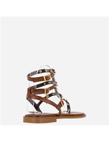 Sandalia Eve Cuero