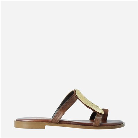 Sandalia Georgia Cuero