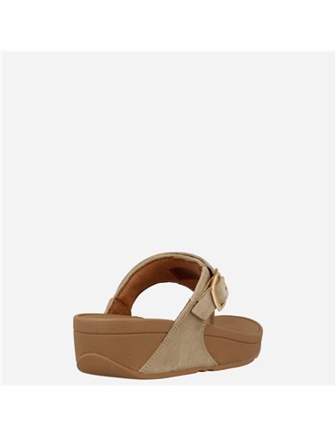 Sandalia Lulu Buckle Camel