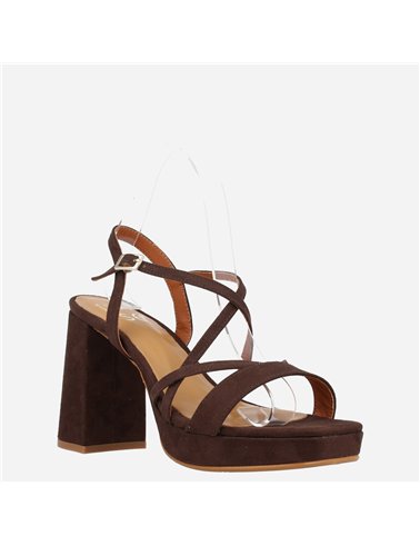 Sandalia Karina Marrón