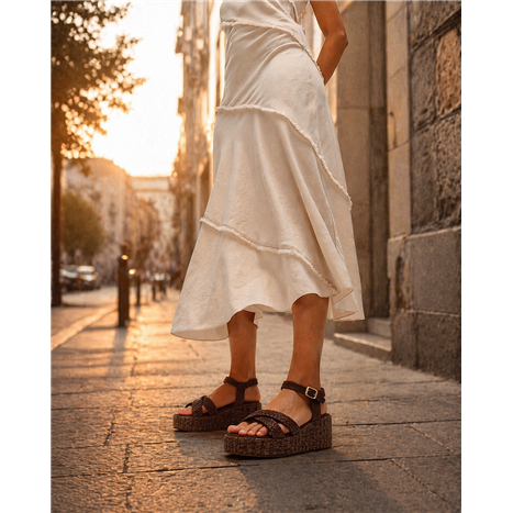 Sandalia Bodil Marrón