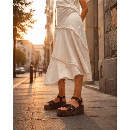 Sandalia Bodil Marrón