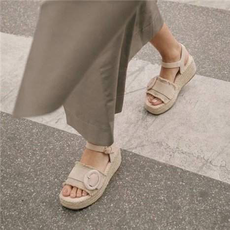 Sandalia Anisa34 Beig