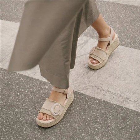 Sandalia Anisa34 Beig