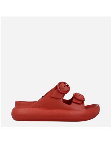 Sandalia Curvi Eva Rojo