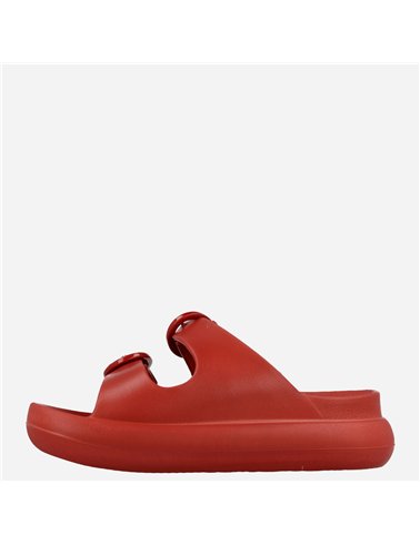Sandalia Curvi Eva Rojo