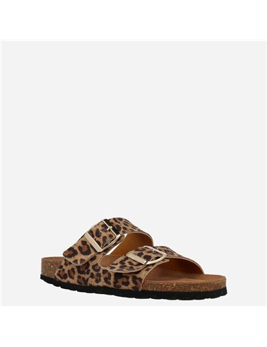 Sandalia Leif Leopardo