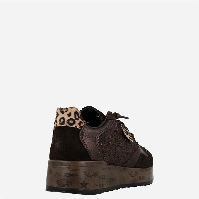 Sneaker Paillete Marrón