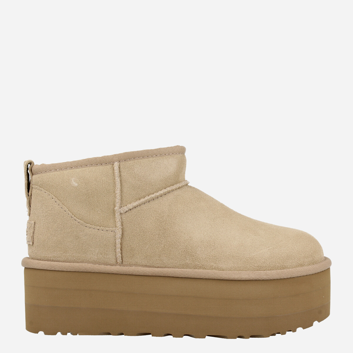 Botín Ultra Mini Platform Camel