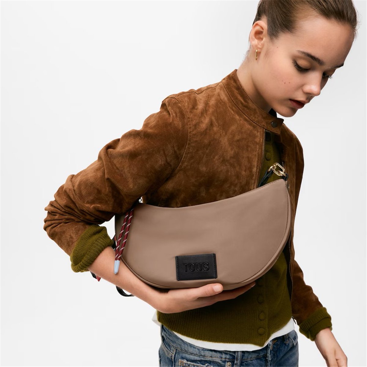 Bolso Bandolera M Empire Taupe