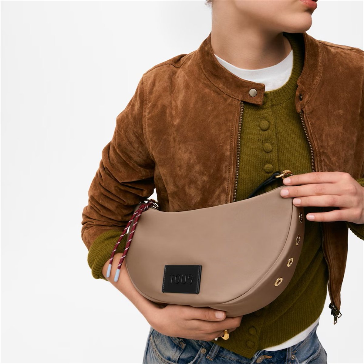 Bolso Bandolera M Empire Taupe
