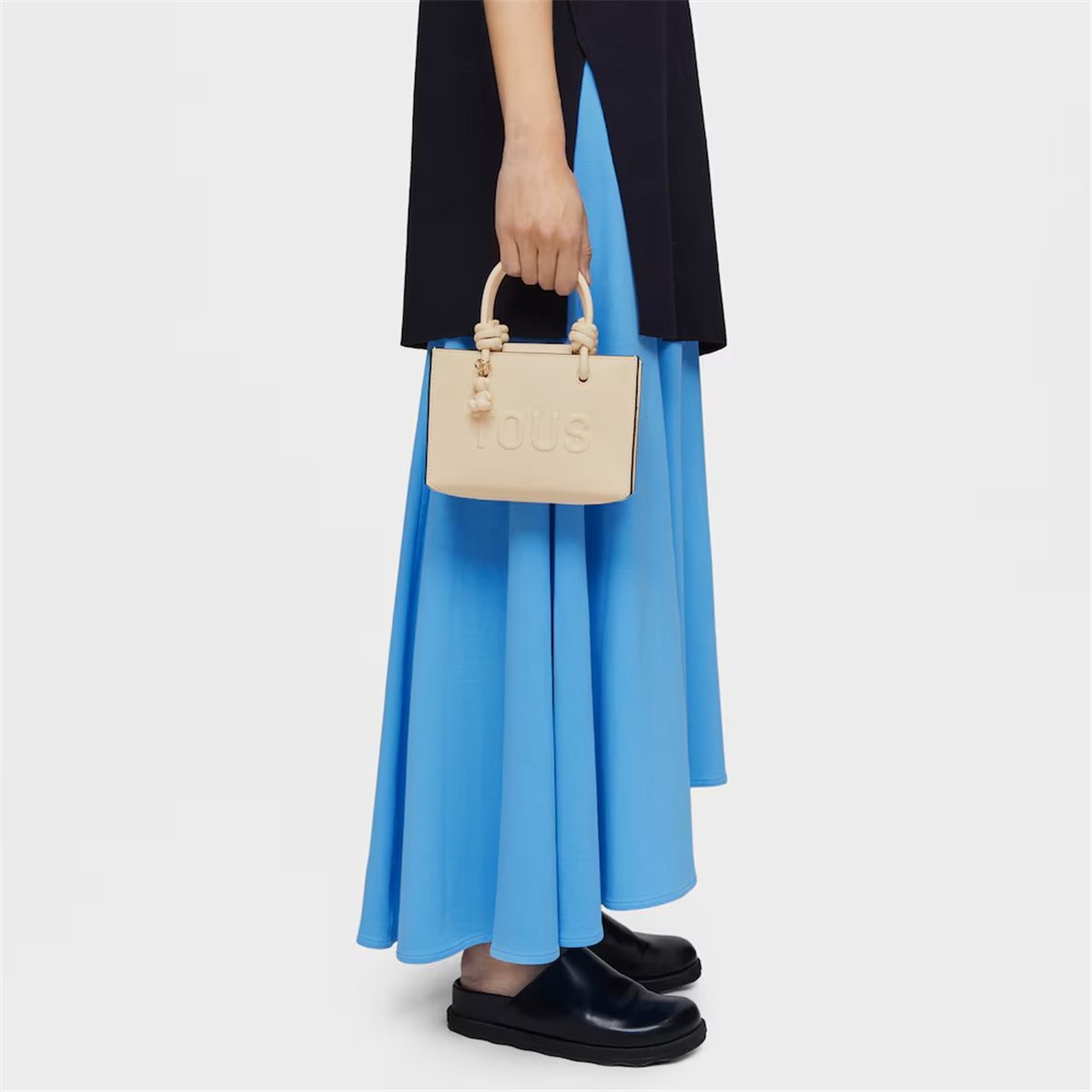 Bolso Mini Horiz T La Rue Beig