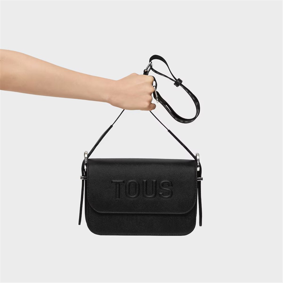 Bolso Bandolera M Brenda Negro