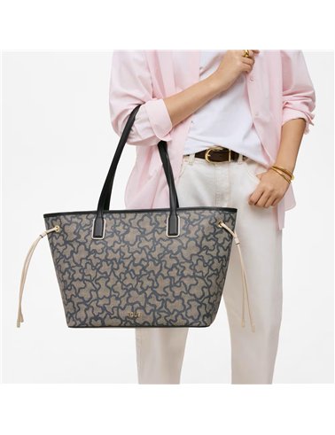Bolso Capazo L Kaos Icon Negro