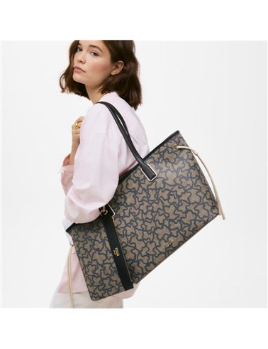 Bolso Capazo L Kaos Icon Negro