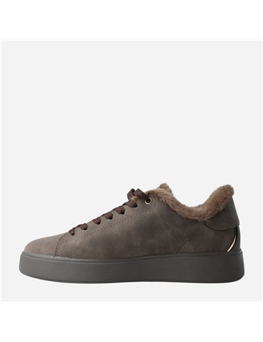 Sneaker Victory01 Nub Marrón
