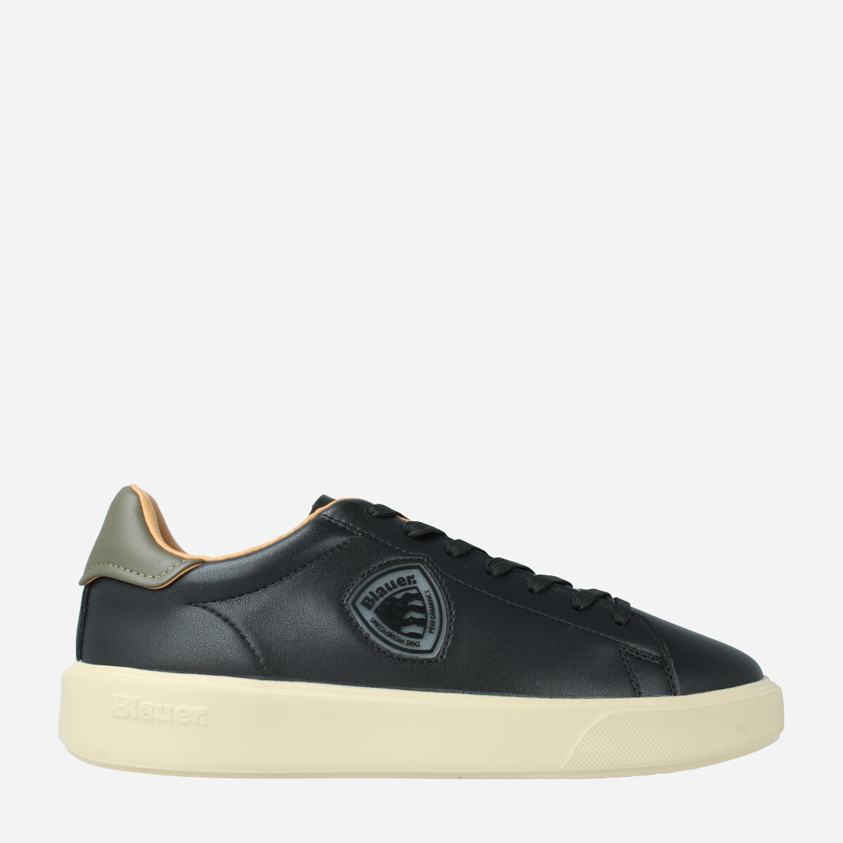 Sneaker Buck14 Lea Negro