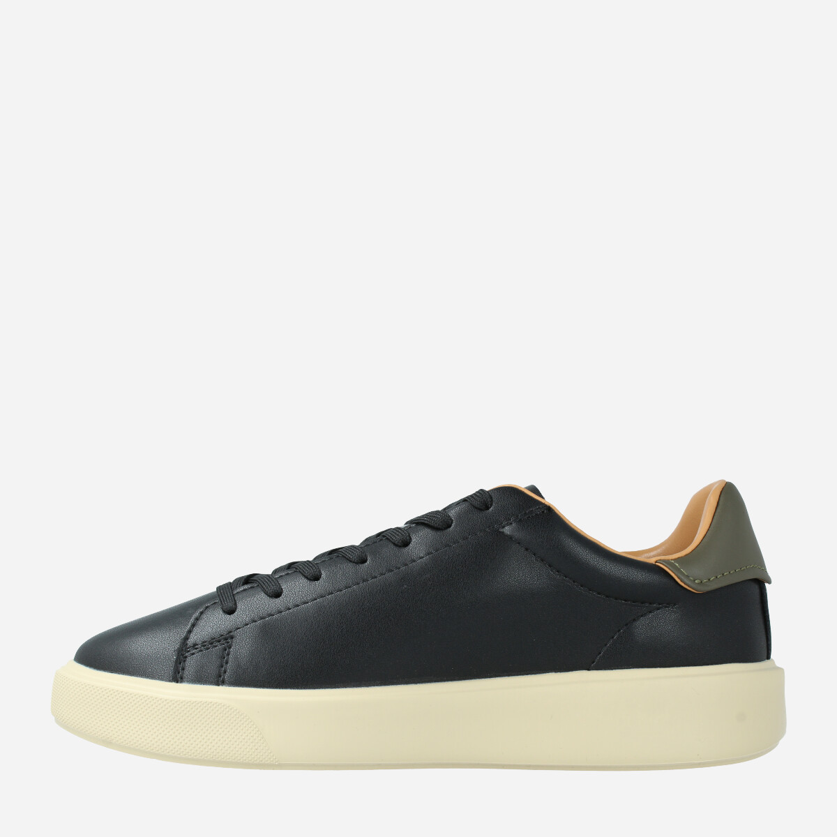 Sneaker Buck14 Lea Negro Sneaker Buck14 Lea Negro