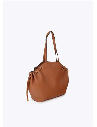 Bolso Shopper Cordón Cuero