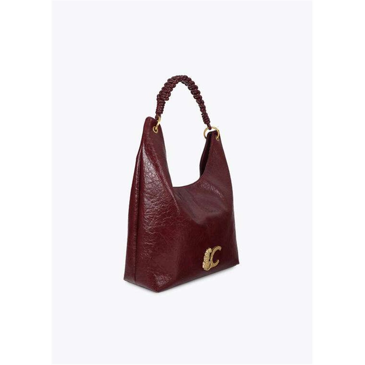 Bolso Shopper Asa Trenza Granate