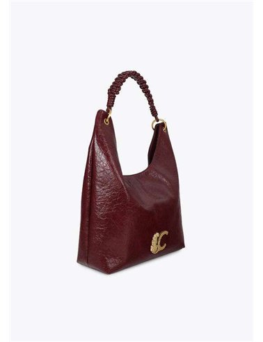 Bolso Shopper Asa Trenza Granate