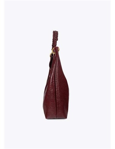 Bolso Shopper Asa Trenza Granate