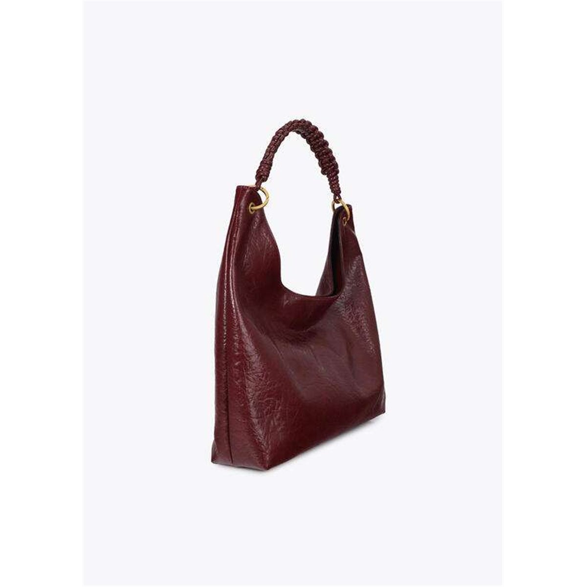 Bolso Shopper Asa Trenza Granate