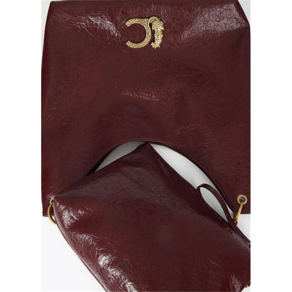 Bolso Shopper Asa Trenza Granate
