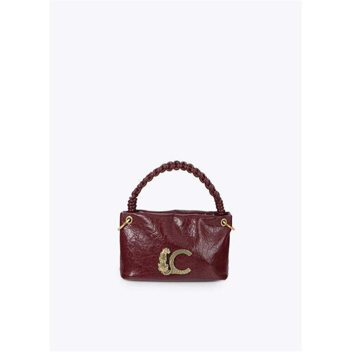Bolso Bandolera Asa Trenza Granate