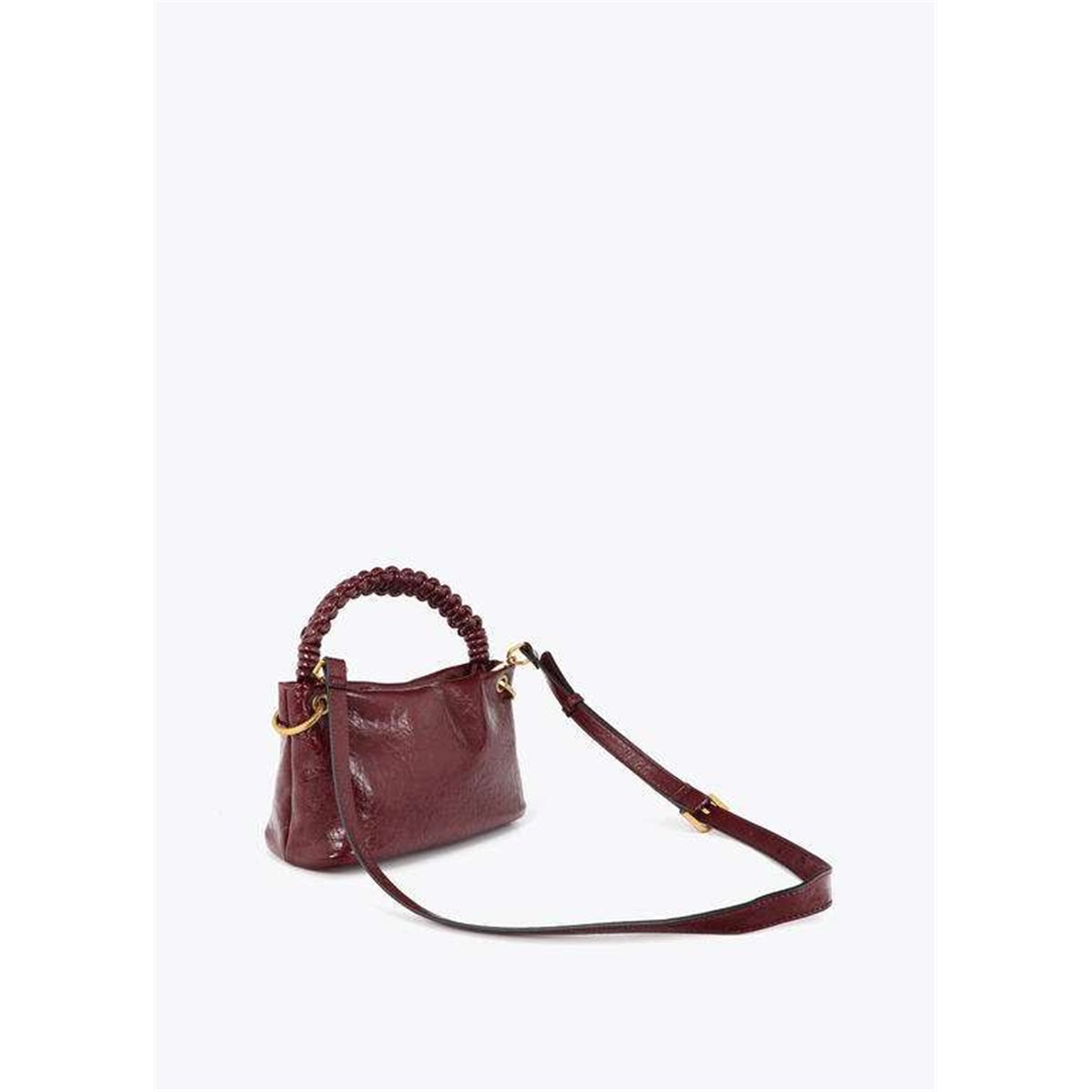 Bolso Bandolera Asa Trenza Granate
