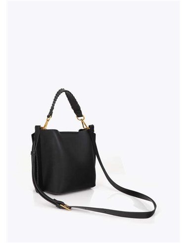 Bolso Bandolera Cadena Negro