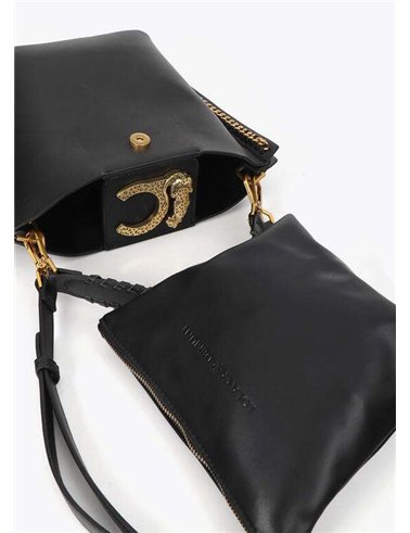 Bolso Bandolera Cadena Negro