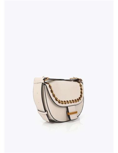 Bolso Solapa Ojales Beig