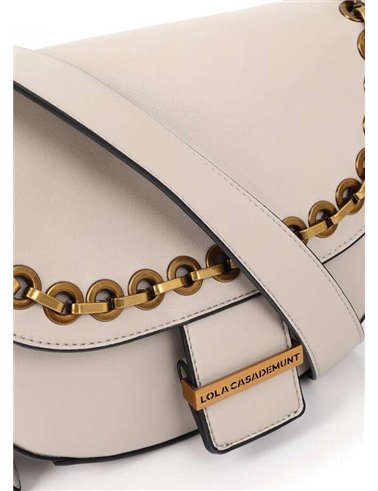 Bolso Solapa Ojales Beig