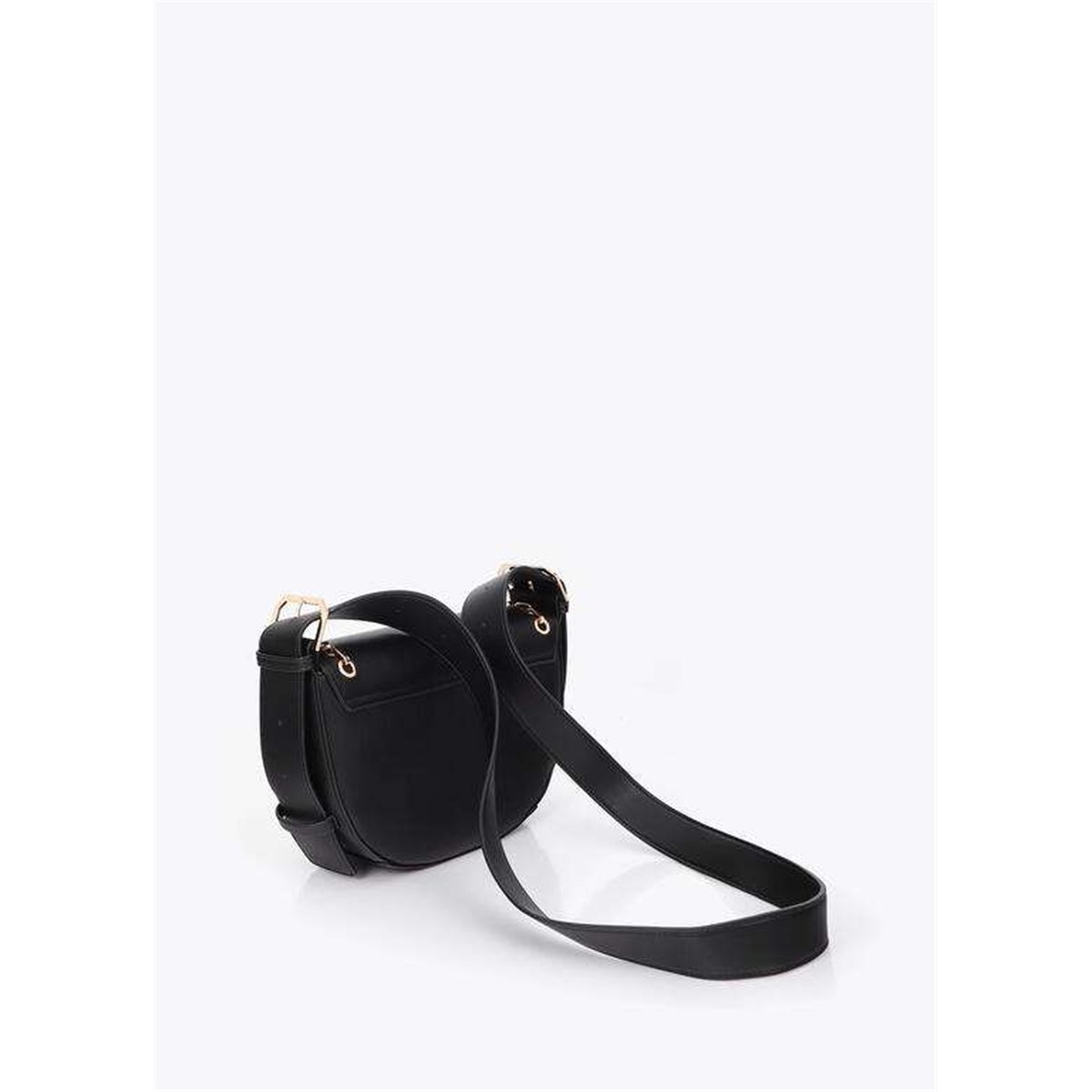 Bolso Solapa Ojales Negro