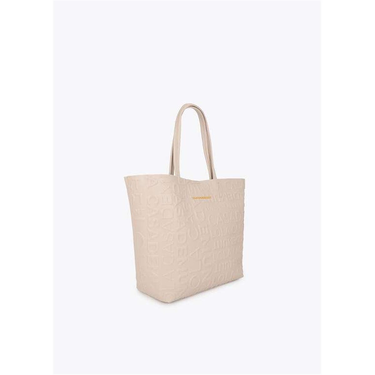 Bolso Shopper Grabado Beig Bolso Shopper Grabado Beig