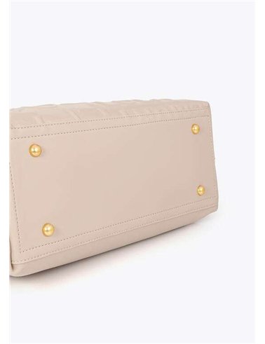 Bolso Shopper Grabado Beig