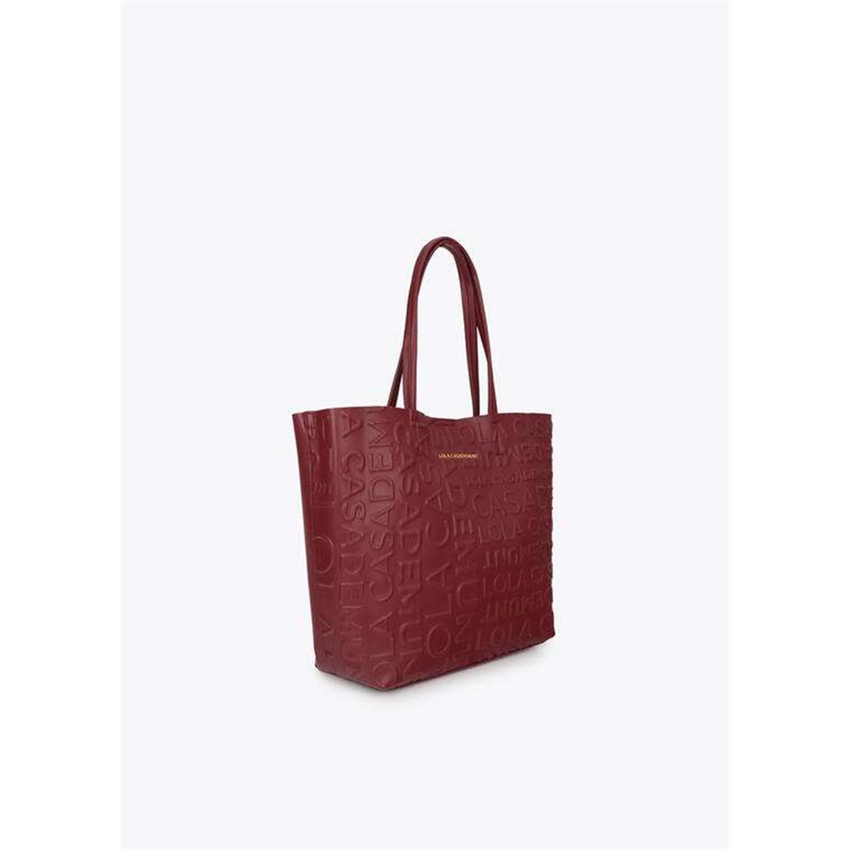 Bolso Shopper Grabado Granate Bolso Shopper Grabado Granate