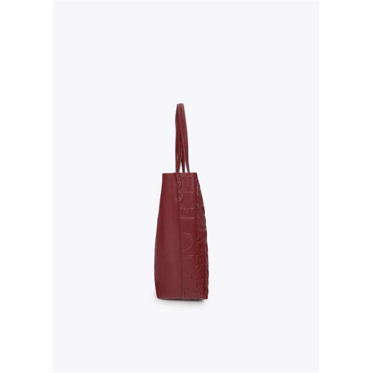 Bolso Shopper Grabado Granate Bolso Shopper Grabado Granate
