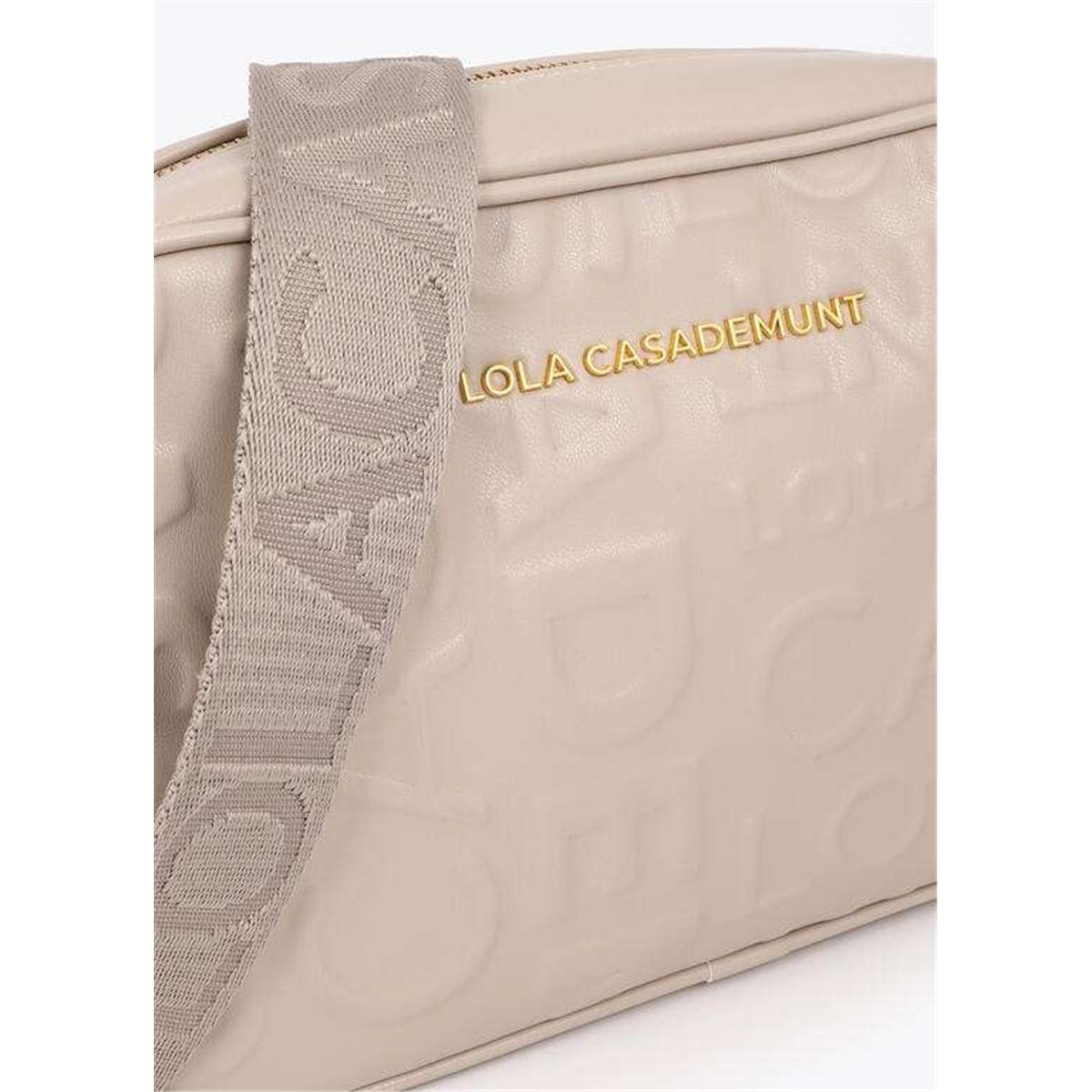 Bolso Macuto Grabado Beig