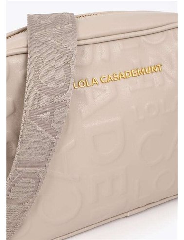 Bolso Macuto Grabado Beig