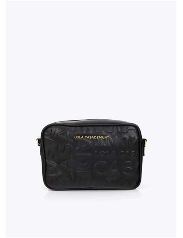 Bolso Macuto Grabado Negro