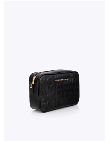 Bolso Macuto Grabado Negro