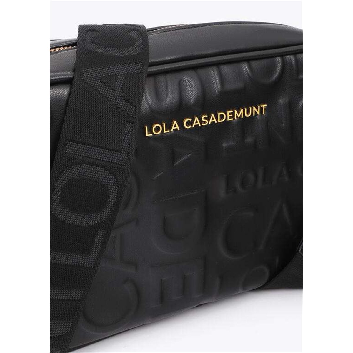 Bolso Macuto Grabado Negro