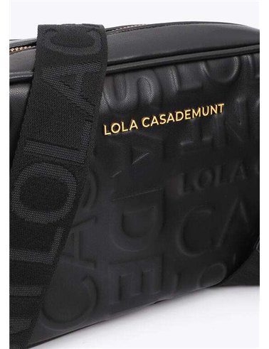 Bolso Macuto Grabado Negro
