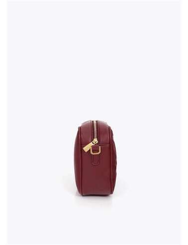 Bolso Macuto Grabado Granate