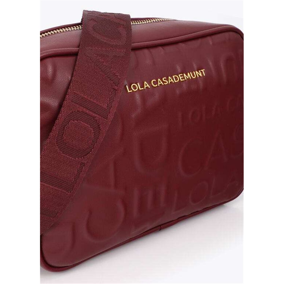 Bolso Macuto Grabado Granate Bolso Macuto Grabado Granate