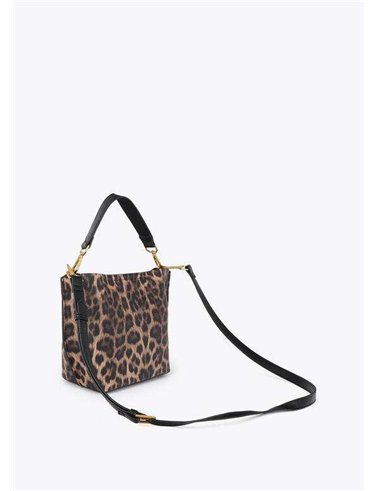 Bolso Cubo Animal Print Leopardo