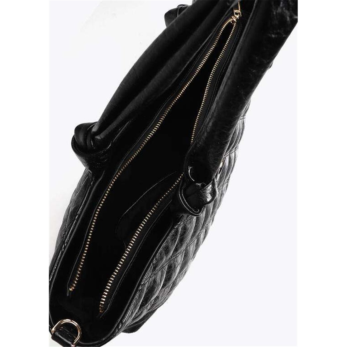 Bolso Shopper Acolchado Negro Bolso Shopper Acolchado Negro